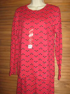 Croft&Barrow Intim Neu mit Etikett Nachtwäsche Oberteil Hose Set rot Scotty Dog Gr. XS #CL64 - Bild 1 von 5