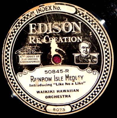 Waikiki Hawaiian Orchestra Rainbow Isle Medley 78 PLAY GRADED Fully Tested - Image 1 of 4