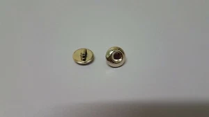 0003 Buttons For Sewing/Craft 12 pcs new silver plastic stude 11mm - Picture 1 of 2