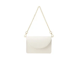 Neiman Marcus Damen Pebble Handgelenktasche und Gürteltasche. Neu Etikett versiegelte Tasche weiß - Bild 1 von 2