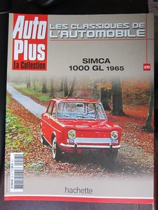 FASCICULE 28 AUTO PLUS CLASSIQUES SIMCA 1000 GL 1965 / COUPE 1200S / 1300-1500 - Imagen 1 de 1