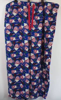 Pantalones de dormir de lana Fruit of the Loom para hombre 4XL 52-54 Don't Hog Egg Nog Holiday Foto 1 de 4