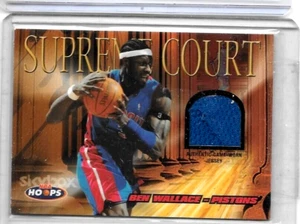 BEN WALLACE 2004-05 FLEER SUPREME COURT GAME USED JERSEY - Picture 1 of 2