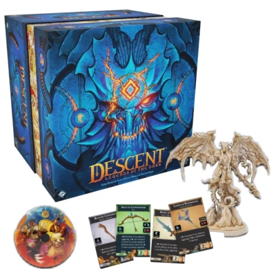 Descent Legends of the Dark Juego de Mesa + Promociones Diales de Salud Tarjetas Figura - Nuevo Foto 1 de 2