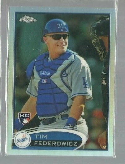  2012 Topps Chrome Refractors #157 Tim Federowicz RC (ref56016) - Image 1 of 1