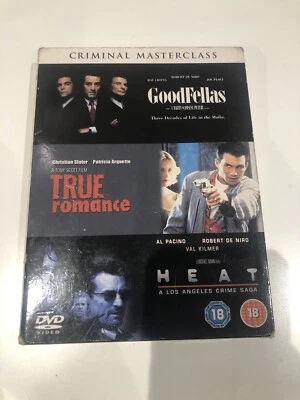Criminal Masterclass : Goodfellas / True Romance / heat - DVD  N0VG - Image 1 of 3