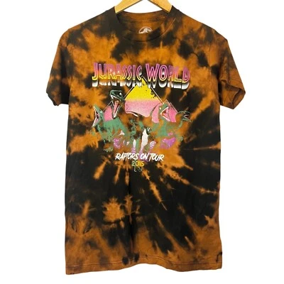 Jurassic World Raptors Tour 2015 Universal Studios Camiseta Tie-Dye Camiseta S Camiseta Gráfica Foto 1 de 4