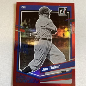 2023 Panini Donruss  MLB Baseball Holo Red #201 Joe Tinker 1246/2023