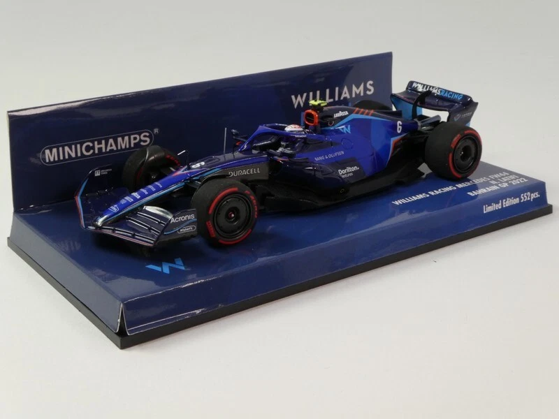 Minichamps Williams FW44 #6 Nicholas Latifi Bahrain GP 2022 1/43 417220106