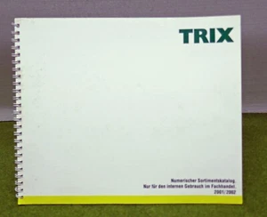 Trix Katalog 2001/2002, Numerischer Thekenkatalog, leicht gebraucht - Bild 1 von 3