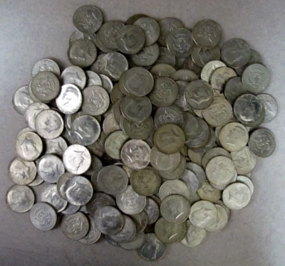 $100 Face 1965-1969 JFK Kennedy Half Dollar  10x Rolls 40% Silver  Bulk Lot - Image 1 of 4