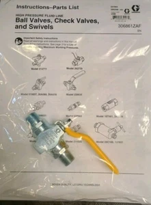 Graco 237-304 3/8" NPT (MBE) mit Teflondichtungen & PEEK-Sitzen, 7400 PSI - Bild 1 von 2