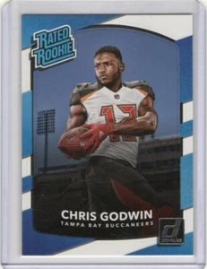 2017 Donruss 305 Chris Godwin Tampa Bay Buccaneers Rookie - Picture 1 of 2
