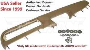 Dorman 80995 Front Left Door Armrest Repair Kit TAN for Select Chevy GMC 10-14 - Picture 1 of 12