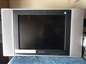 Sharp LC-13SH6U 13" LCD Display Television With Power Cord, Remote, Manual, Box - Picture 1 of 6