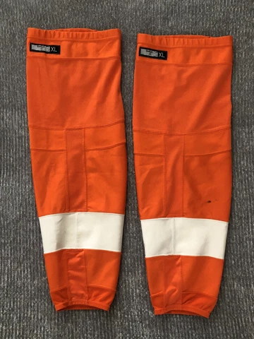 Philadelphia Flyers NHL Pro Stock Reebok Socks, Orange Cover