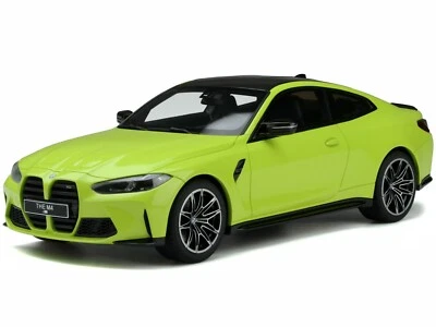 BMW M4 (G82) 2020 cupé Sao Paulo amarillo modelo coche 1/18 de GT SPIRIT GT298 Foto 1 de 4