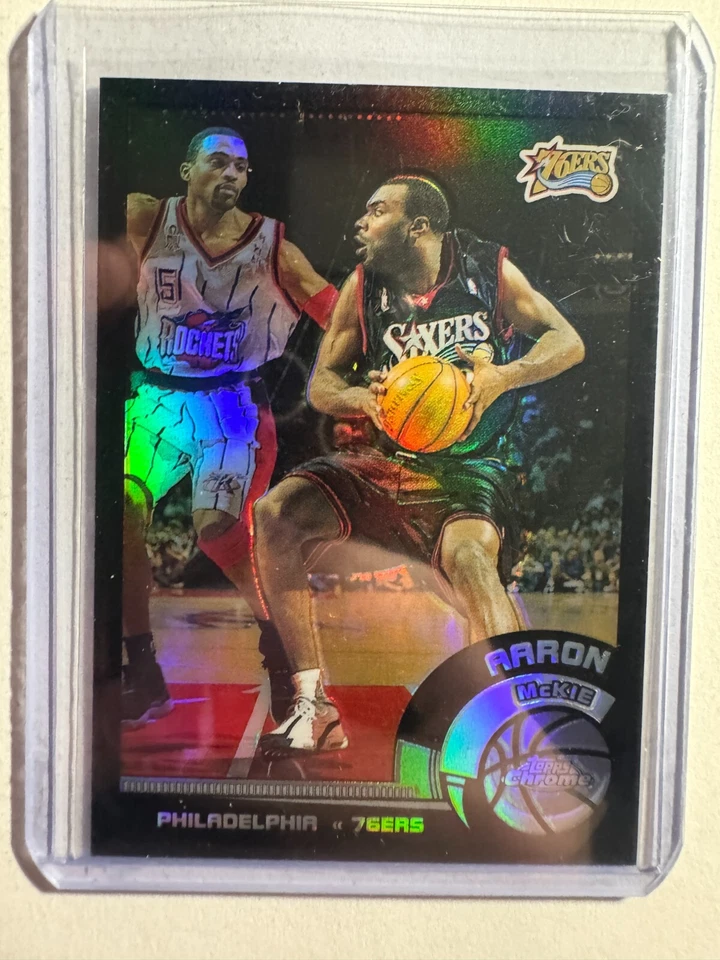 K240,114 - 2002-03 Topps Chrome Refractors Black Border #59 Aaron McKie #/99 - Image 1 of 1