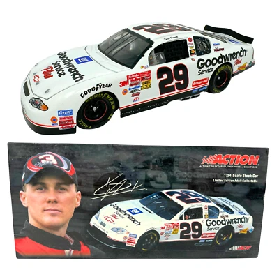 Action Nascar #29 Kevin Harvick GM Goodwrench Negro '01 Monte Carlo 1:24 Diecast Foto 1 de 4
