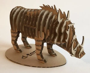 D-Torso Personaggio 3D Animale Facocero Gioco Di Costruzione - Picture 1 of 6