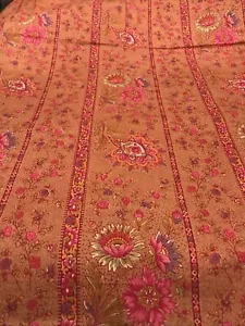 Charles Deméry TISSU SOULEIADO French Country Provencial Floral Stripes 2YRD 27" - Picture 1 of 13