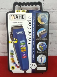 WAHL codice colore 17 pezzi kit completo taglio capelli casa tagliacapelli SPEDIZIONE GRATUITA - Foto 1 di 4