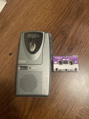 RADIO SHACK 14-1169 OPTIMUS MICRO-41 VOICE ACTIVATED MICROCASSETTE TAPE RECORDER - Image 1 of 4