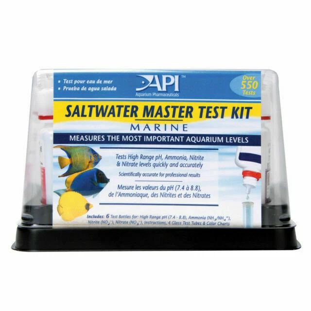 API Saltwater Master Test Kit Marine Tests pH Ammonia Nitrite Nitrate 04/2027 - Image 1 of 1
