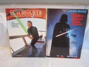 Vintage 1980's Star Wars Return of the Jedi & Empire Hardcover Book George Lucas - Picture 1 of 12