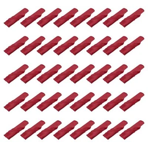 40pcs Claret Satin Table Napkins Polyester Square Bright Table Napkin Fabric ... - Picture 1 of 6