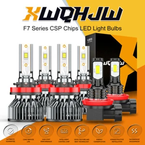 For Nissan Rogue 2014-2020 LED Headlight 6000K High/Low Beams & Fog Lights Bulbs - Picture 1 of 8