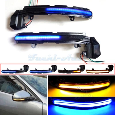 Rearview LED Dynamic Turn Signal Light Mirror For Jaguar XK XKR X150 XE XF - Image 1 of 3
