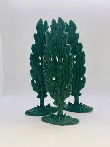Toy Model Plastic Trees Cottonwood Cedar Pine Greenery Model Scenery Pieces - Imagen 1 de 5