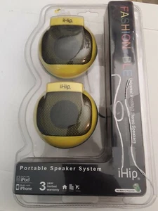 iHip Wireless portable Speaker system 2011 new, yellow / red - Picture 1 of 1