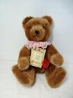 VINTAGE GEBR. HERMANN TEDDY MUSIC BOX REAL MOHAIR PLUSH BEAR NUMBERED NEW NWT