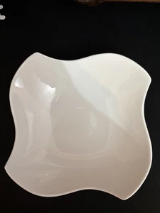 Richard Ginori Dedalo White Porcelain Wave Design Bowl Plate 8.5” - Picture 1 of 7