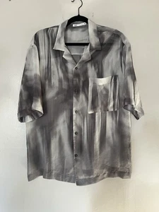 ZARA Shirt Mens Size M  ( See Through ) Button Up Shirt - Picture 1 of 5