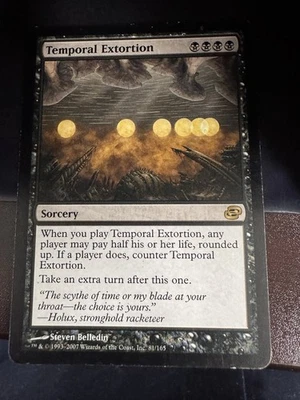 Temporal Extortion Black Rare MTG Magic The Gathering - Image 1 of 2