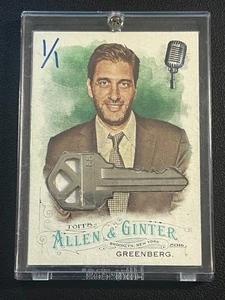 2016 Topps Allen & Ginter - Mike Greenberg Sportscaster 1/1 "key" - Picture 1 of 3