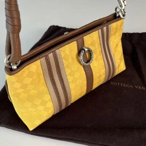 Auténtico bolso de mano amarillo BOTTEGA VENETA - Imagen 1 de 24