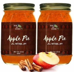 Green Jay Gourmet Torta di Mele Marmellata - Tutto Naturale con Mele, Cannella 2 Barattoli - Foto 1 di 2