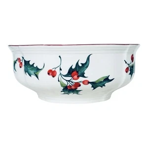 Villeroy & Boch HOLLY Gemüseschüssel grün rot Beeren Weihnachten 8,25" rund NEU - Bild 1 von 8