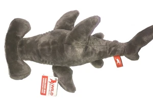 Wild Republic Hammerhead Shark Stuffed Animal Plush 16" Long Toy - Picture 1 of 14