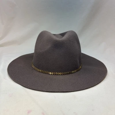 Wide Brim Floppy Hat Women's Grey 100% Wool One Size Target - Image 1 of 4