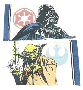 Star Wars Yoda Darth Vader Kissenbezüge 2er Set doppelseitig superweich 20×32 Zoll - Bild 1 von 7