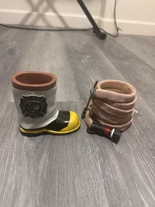 Lot Of 2 Red Hats Of Courage Vanmark 5” Inch Figures Boot & Hose New York 9/11 - Picture 1 of 9