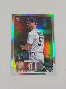 2023 Topps Update Series - Rainbow Foil #US282 Braden Bristo (RC) - Picture 1 of 2