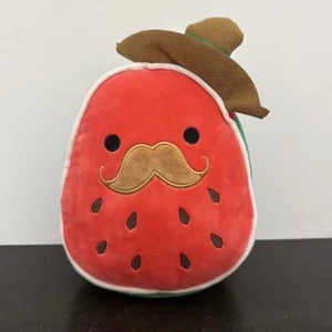SQUISHMALLOW 7" ARTURO DIE WASSERMELONE MIT SOMBRERO UND SCHNURRBART - Bild 1 von 4