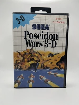 Poseidon Wars 3-D (Sega Master System, SMS) CIB - Image 1 of 3