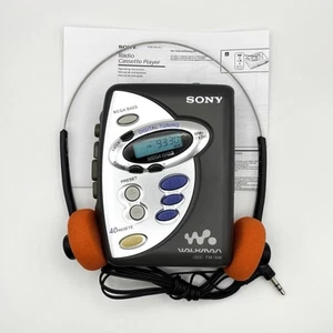 Sony Walkman WM-FX241 AM/FM Cassette Player - New Belt Reconditioned - Picture 1 of 7